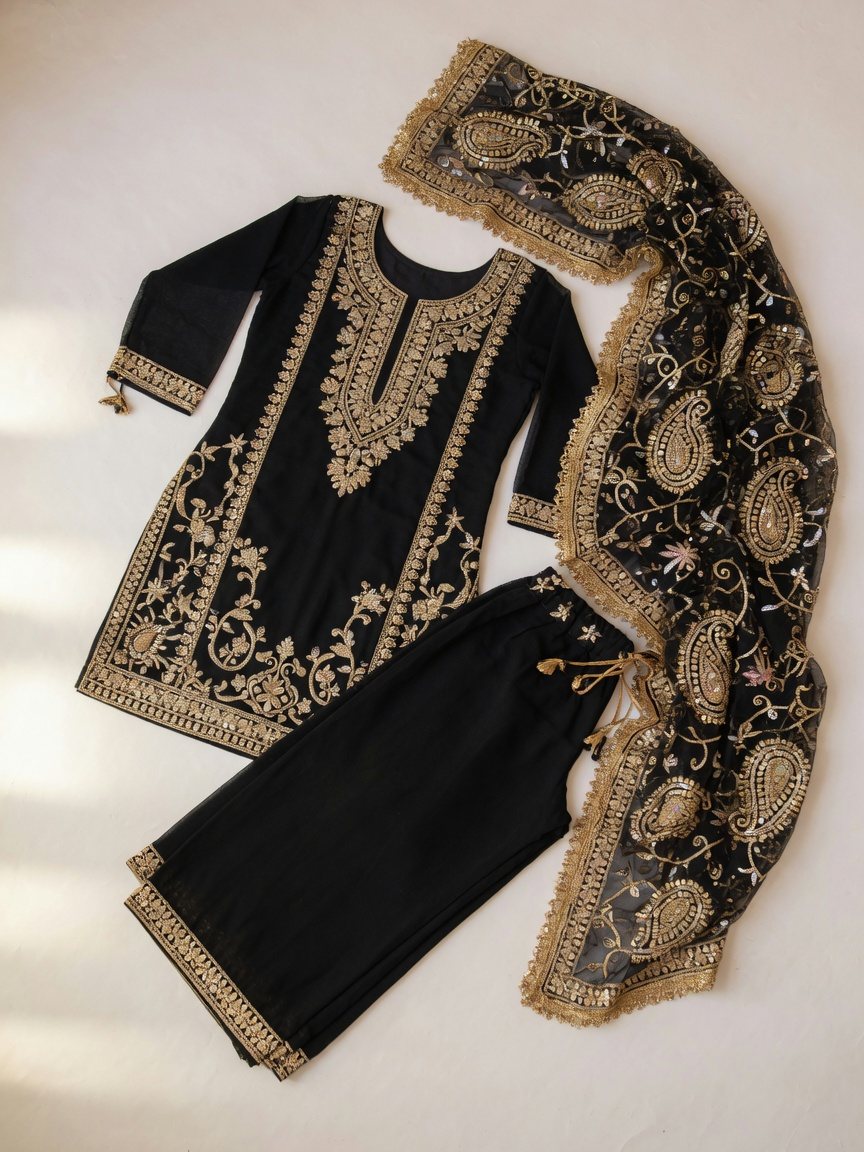 Party Three Piece — Black Gold